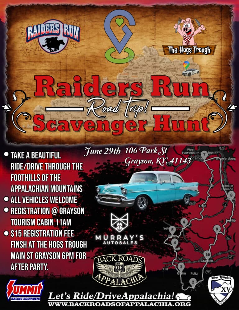 Raiders Run Scavenger Hunt Backroads of Appalachia